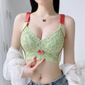 Pack Of 3 Women's Full Coverage Wire Free Lace Bras VLK1010