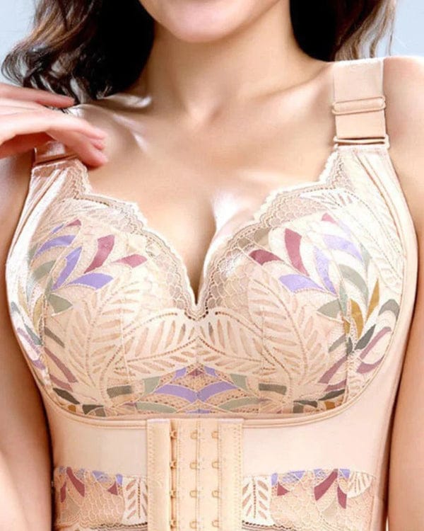 PACK OF 3 Women Side Support Longline Corset Wire-free Push Up Bra VLK 1016