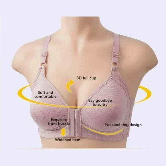 PACK OF 3 High Quality Women Front Closure Wireless Lingerie Push Up Bra VLK 1020
