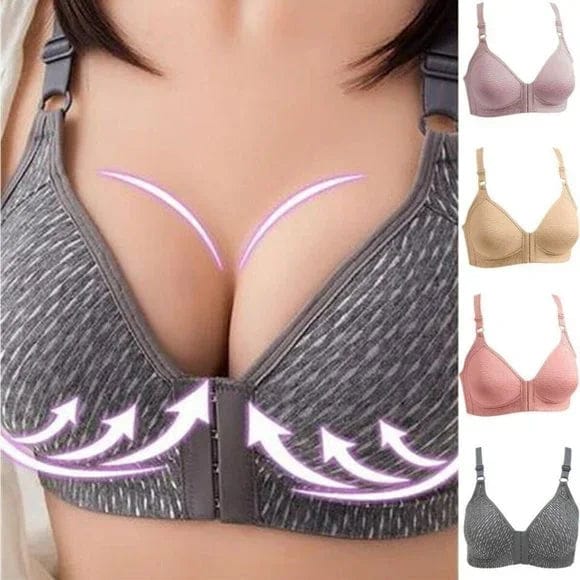 PACK OF 3 High Quality Women Front Closure Wireless Lingerie Push Up Bra VLK 1020