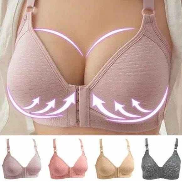 PACK OF 3 High Quality Women Front Closure Wireless Lingerie Push Up Bra VLK 1020