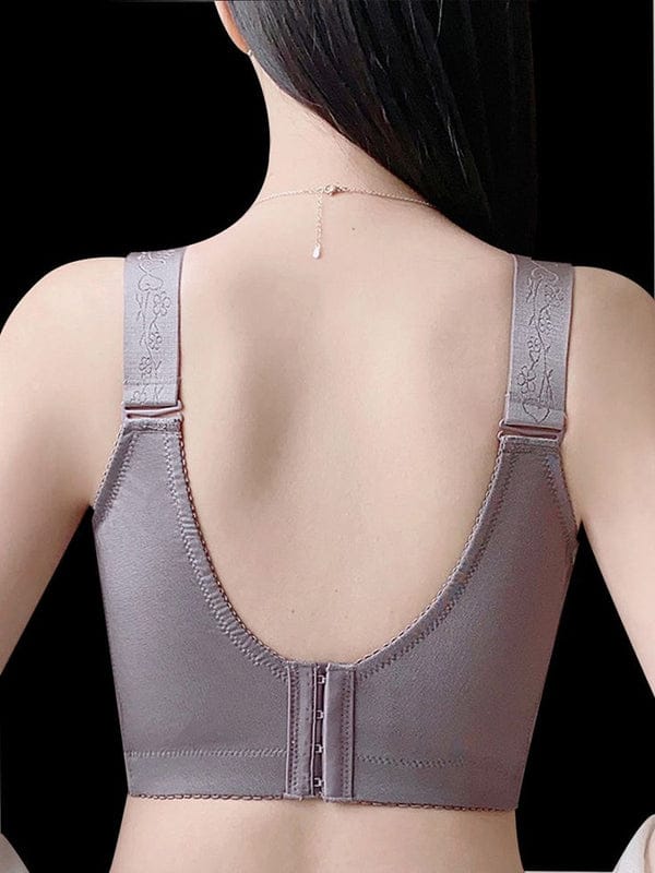 PACK OF 3 Women Bras Full Coverage Ultra-thin Flower Wireless Plus  VLK 1022