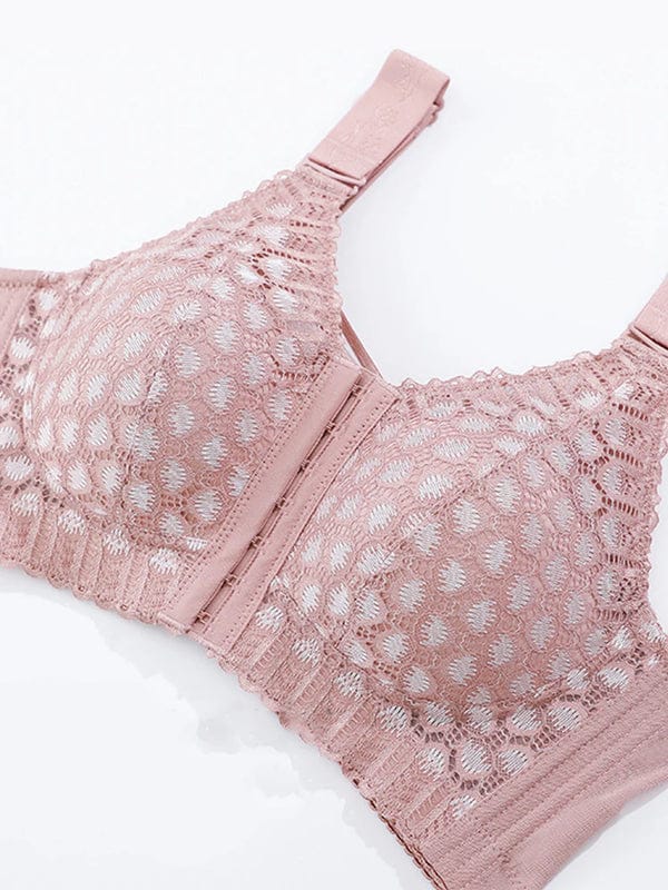 PACK OF 3 Front-Closure Back-Support Minimizer Wireless Bra VLK 1023