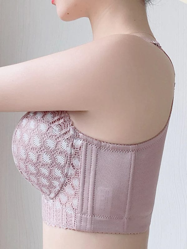 PACK OF 3 Front-Closure Back-Support Minimizer Wireless Bra VLK 1023