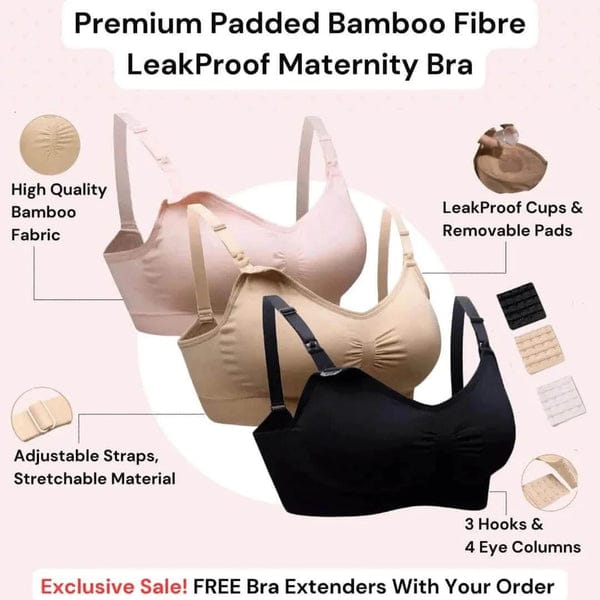 Leakproof Nursing Bra (3-Pack) VLK 1025