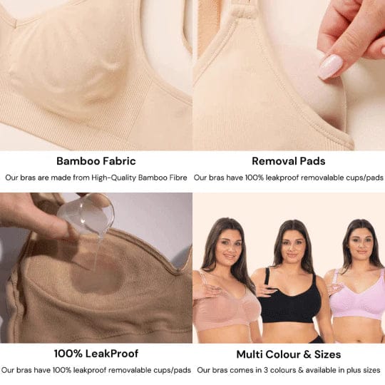 Leakproof Nursing Bra (3-Pack) VLK 1025