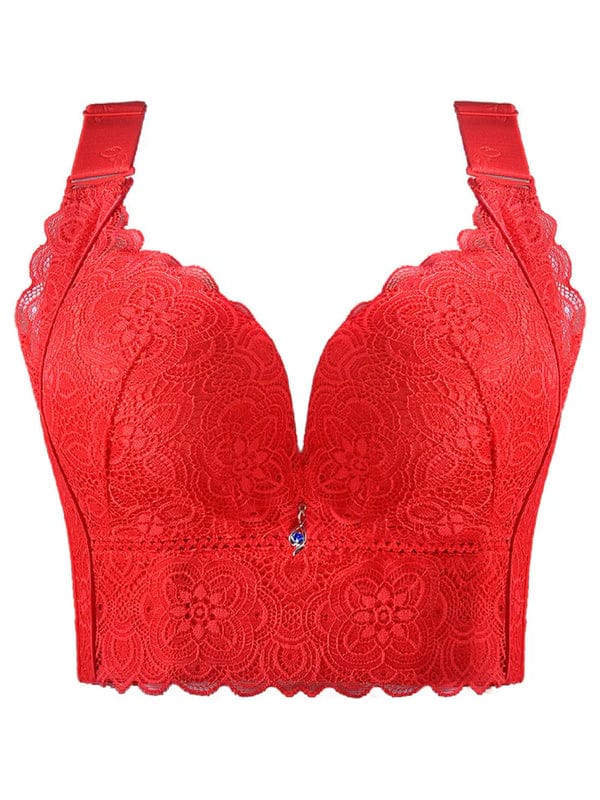 PACK OF 3 Breathable Lace Longline Wire-free Push Up Bras VLK 1029