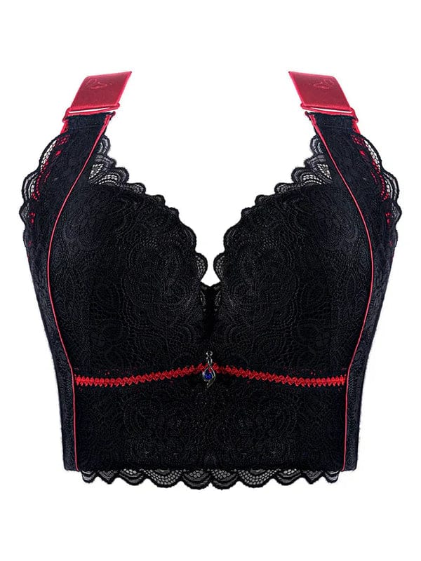 PACK OF 3 Breathable Lace Longline Wire-free Push Up Bras VLK 1029