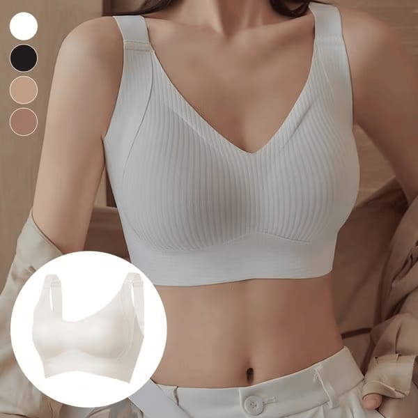 Wireless Ribbed Bras for Women – Pack of 3 VLK 1037