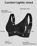 Wireless Ribbed Bras for Women – Pack of 3 VLK 1037