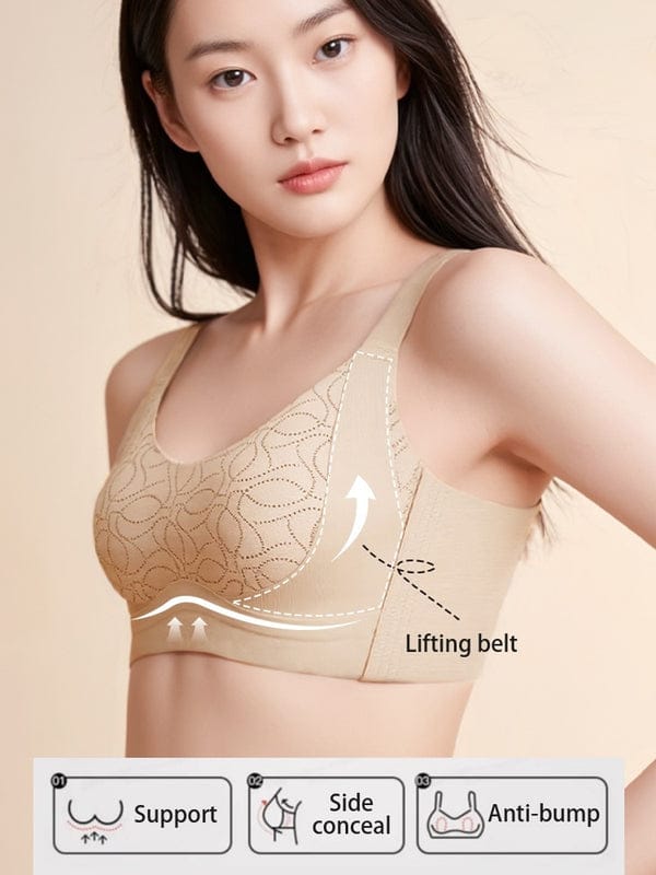 PACK OF 3: VEIMIA Lifting Minimizer Bra For Big Breasts Anti-sagging, Ultra-thin Cups With Invisible Foundation Color Design VLK 1040 (Copy)