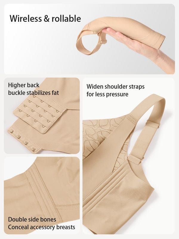 PACK OF 3: VEIMIA Lifting Minimizer Bra For Big Breasts Anti-sagging, Ultra-thin Cups With Invisible Foundation Color Design VLK 1040 (Copy)