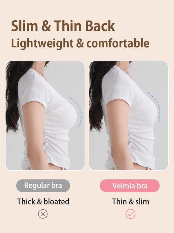 PACK OF 3: VEIMIA Lifting Minimizer Bra For Big Breasts Anti-sagging, Ultra-thin Cups With Invisible Foundation Color Design VLK 1040 (Copy)