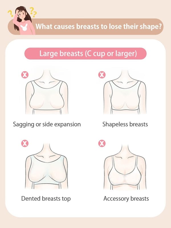 PACK OF 3: VEIMIA Lifting Minimizer Bra For Big Breasts Anti-sagging, Ultra-thin Cups With Invisible Foundation Color Design VLK 1040 (Copy)