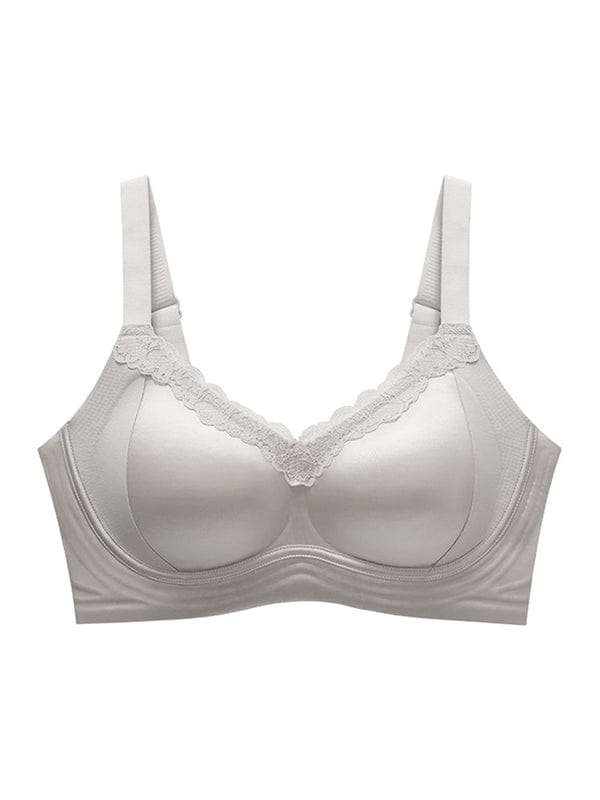 PACK OF 3: VEIMIA Delicate Lace Bra Anti-sagging Lift & Wireless Soft Support With Airy Pads, Silky Satin For Gentle Comfort VLK 1042