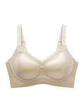 PACK OF 3: VEIMIA Delicate Lace Bra Anti-sagging Lift & Wireless Soft Support With Airy Pads, Silky Satin For Gentle Comfort VLK 1042