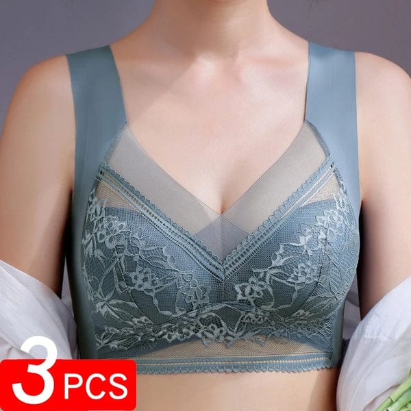 PACK OF 3 SEAMLESS V SHAPE WIRELESS BRA VLK 1044