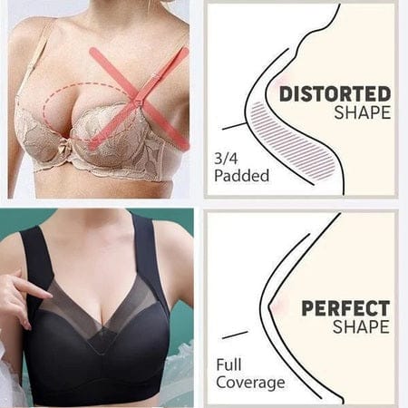 Pack of 3 - Seamless Sexy Push Up Wireless Bra VLK 1046