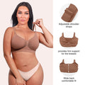 PACK OF 3: Ashley - Seamless Shaping Bra with Adjustable Shoulder Straps VLK 1048