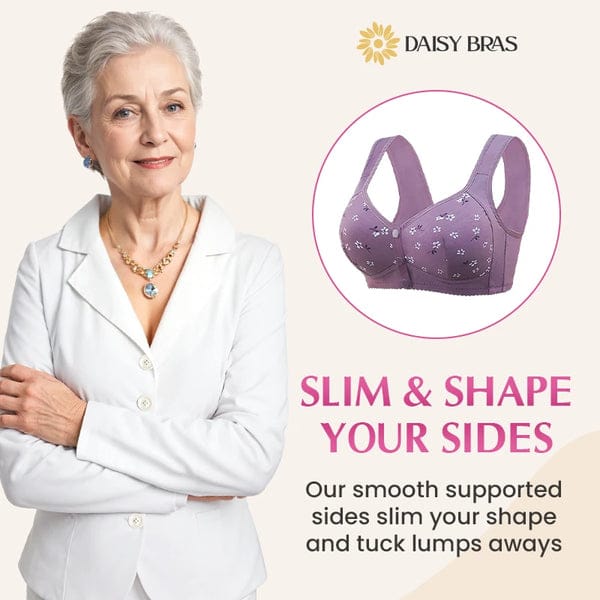 Daisy Comfort Bra – Pack of 3 (Front Button Edition) VLK 1050
