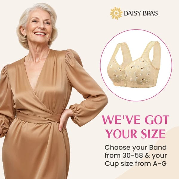Daisy Comfort Bra – Pack of 3 (Front Button Edition) VLK 1050