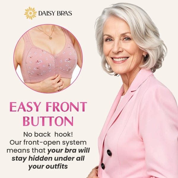 Daisy Comfort Bra – Pack of 3 (Front Button Edition) VLK 1050