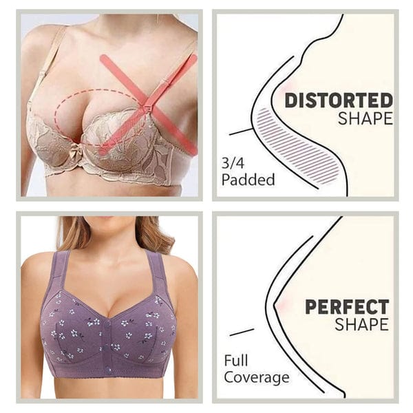 Daisy Comfort Bra – Pack of 3 (Front Button Edition) VLK 1050