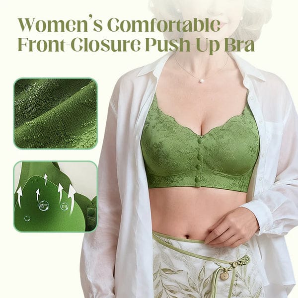 PACK OF 3 Comfort Front-Clasp & Wire-Free Seamless Bra VLK 1051