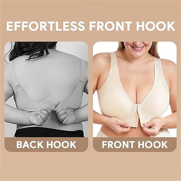 Pack of 3 Seamless Front Buckle Cross Back Shaping Bra VLK 1052