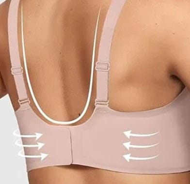 Pack of 3 Seamless Deep V Push-Up Wireless BraVLK 1053
