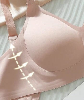 Pack of 3 Seamless Deep V Push-Up Wireless BraVLK 1053