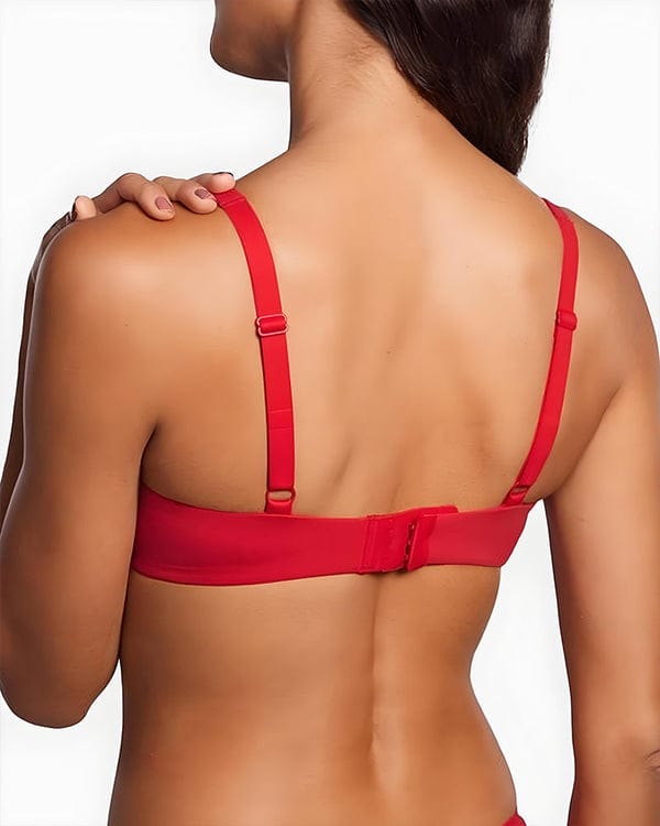 Pack of 3 Underwire Support Seamless Unlined Balconette Bra VLK 1055