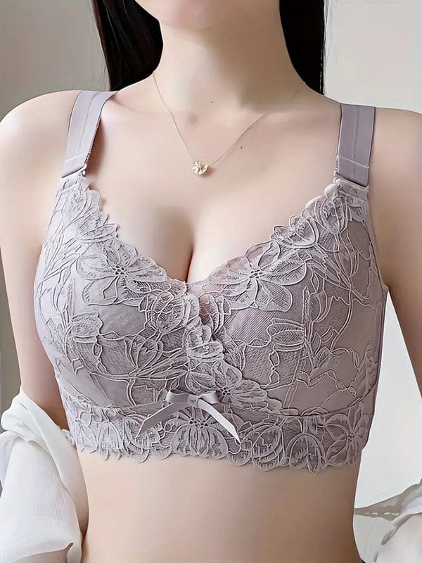 Women's Wireless Full Coverage Lace Bra BR-VLK1001