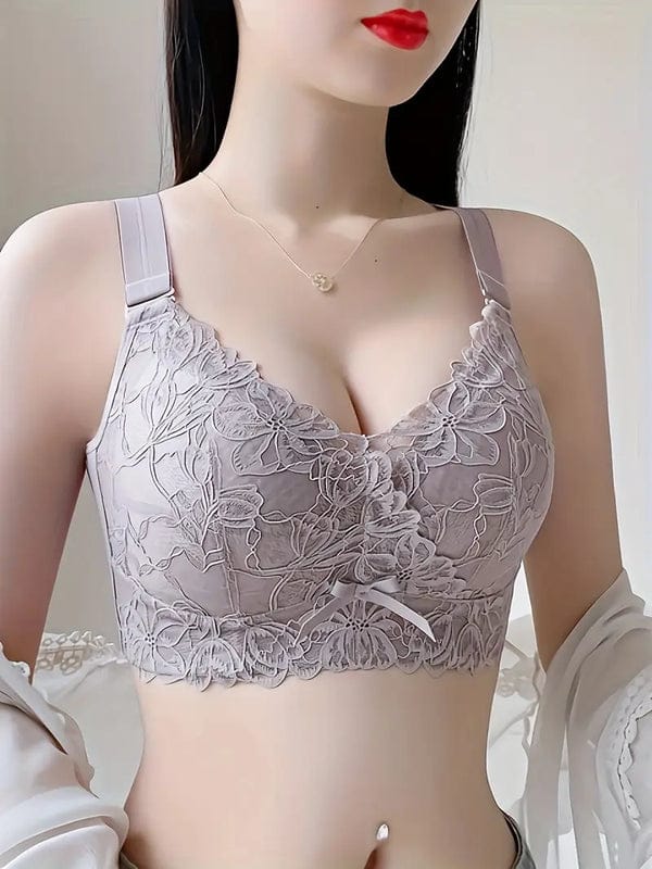 Women's Wireless Full Coverage Lace Bra BR-VLK1001