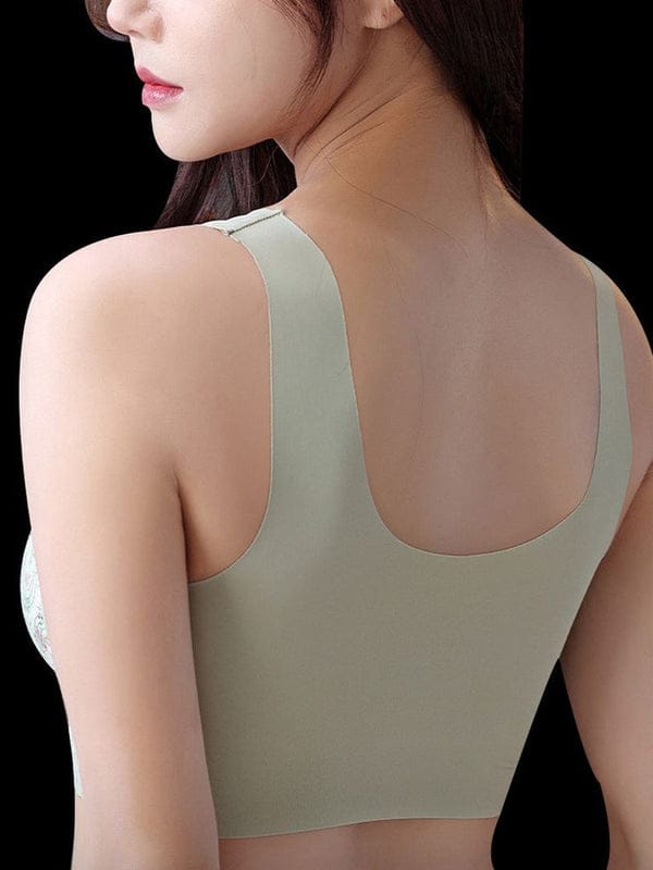 Pack of 3 Thin Ice Silk Floral Seamless Wire-Free Bra BR-VLK1002