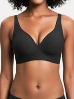 Pack of 3 Jelly Wireless Seamless Deep-V Push-Up Bra BR-VLK1004
