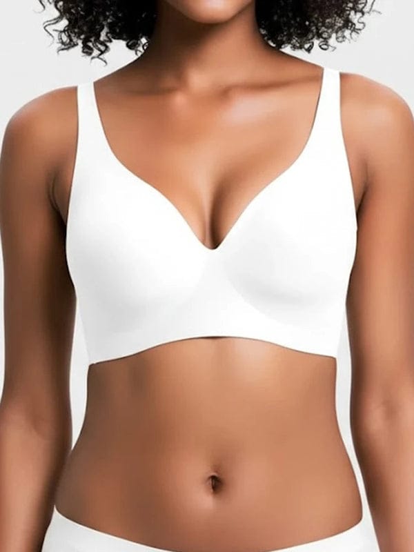 Pack of 3 Jelly Wireless Seamless Deep-V Push-Up Bra BR-VLK1004