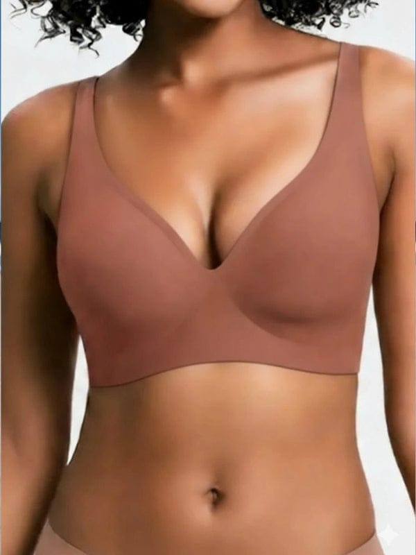 Pack of 3 Jelly Wireless Seamless Deep-V Push-Up Bra BR-VLK1004