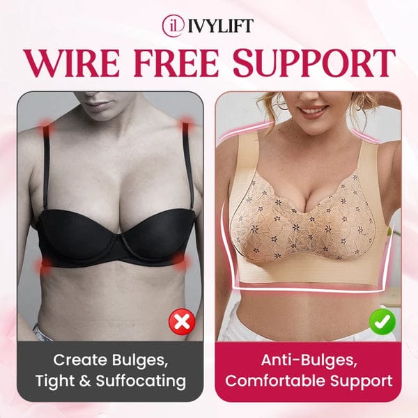 Fiorenzaa - PACK OF 2 Seamless Wire-free Push-up Bra BR-VLK1006