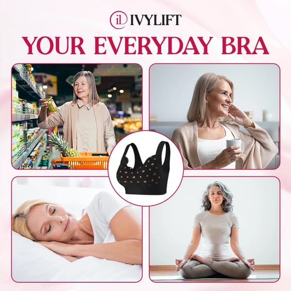 Fiorenzaa - PACK OF 2 Seamless Wire-free Push-up Bra BR-VLK1006