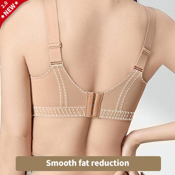 PACK OF 2 : Upgraded Pilates Lace Bra - Anti-Sagging & Adjustable BR-VLK1008