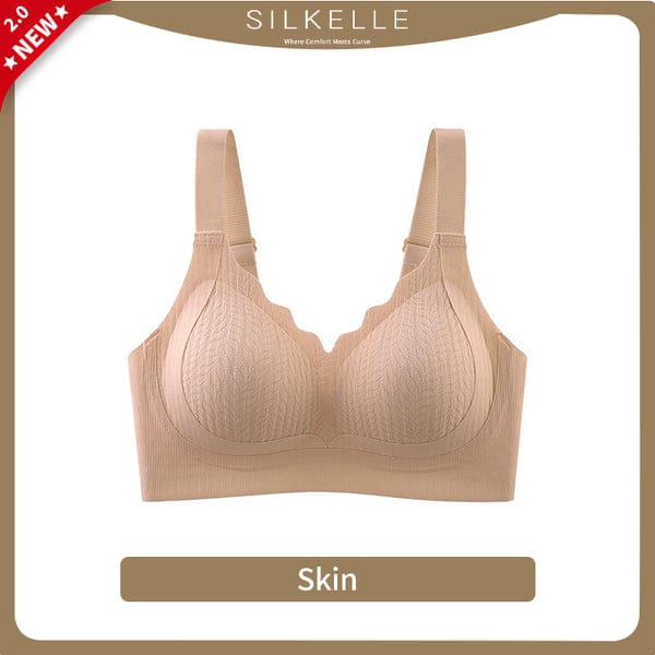 PACK OF 2 : Upgraded Pilates Lace Bra - Anti-Sagging & Adjustable BR-VLK1008