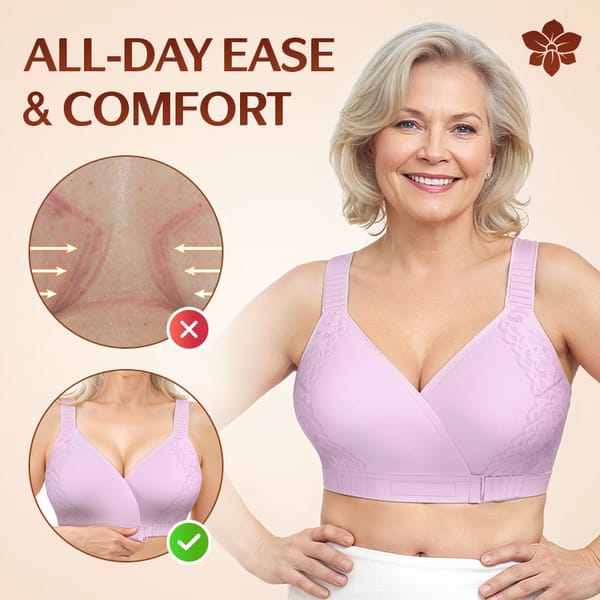PACK OF 3 Ultimate Comfort Front -Wrap Bra VLK 1062