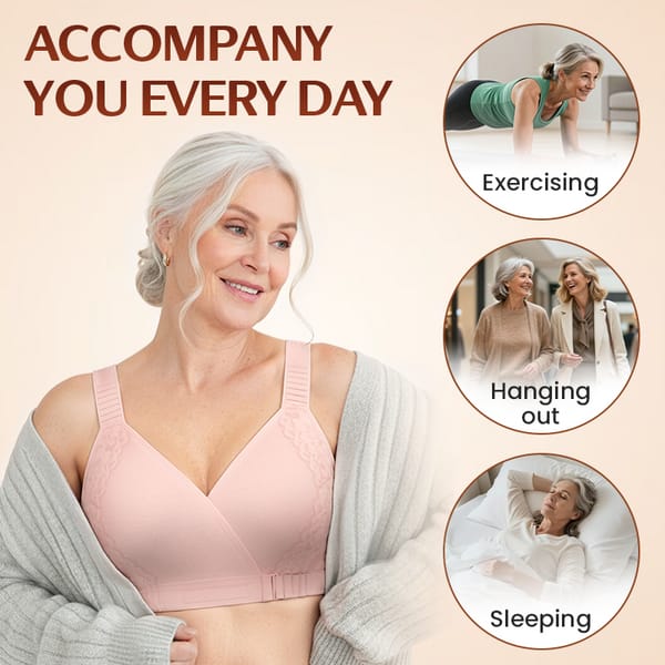 PACK OF 3 Ultimate Comfort Front -Wrap Bra VLK 1062