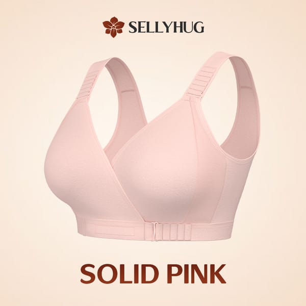 PACK OF 3 Ultimate Comfort Front -Wrap Bra VLK 1062