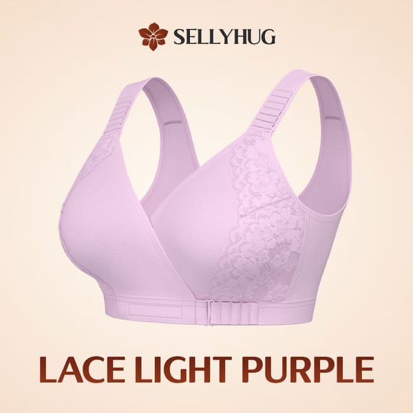 PACK OF 3 Ultimate Comfort Front -Wrap Bra VLK 1062