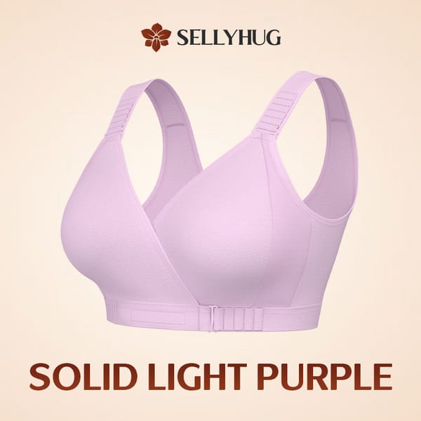 PACK OF 3 Ultimate Comfort Front -Wrap Bra VLK 1062