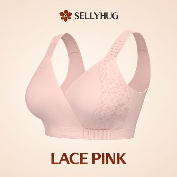 PACK OF 3 Ultimate Comfort Front -Wrap Bra VLK 1062
