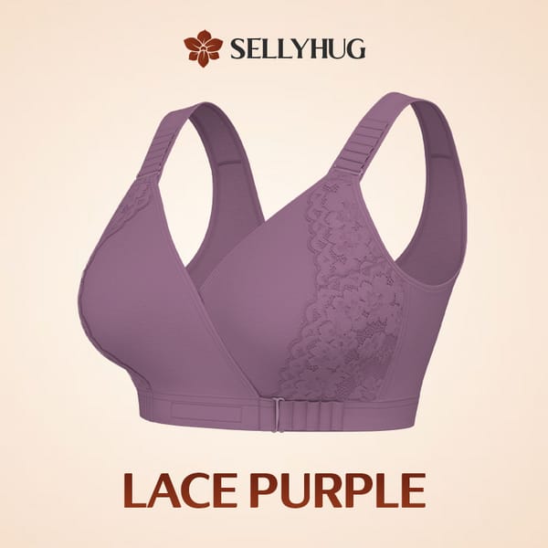PACK OF 3 Ultimate Comfort Front -Wrap Bra VLK 1062