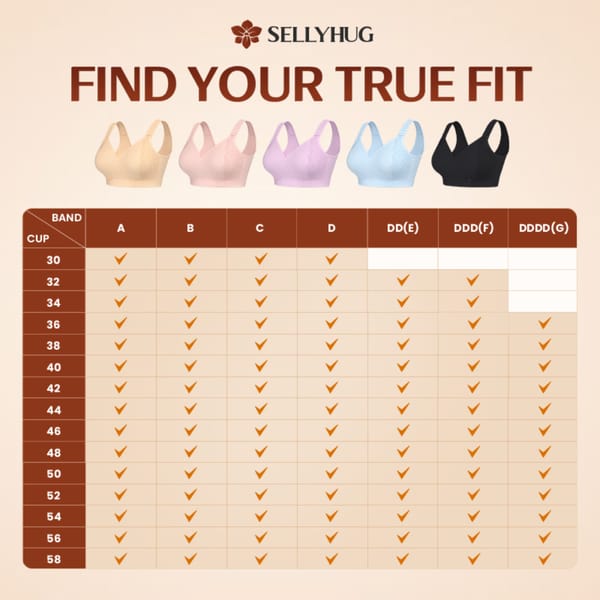 PACK OF 3 Ultimate Comfort Front -Wrap Bra VLK 1062